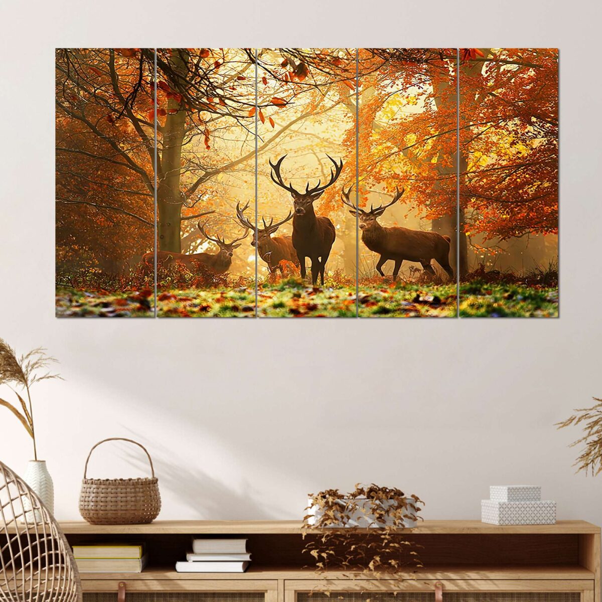 SET OF 5 DIGITAL WALL PAINTING - Image 2