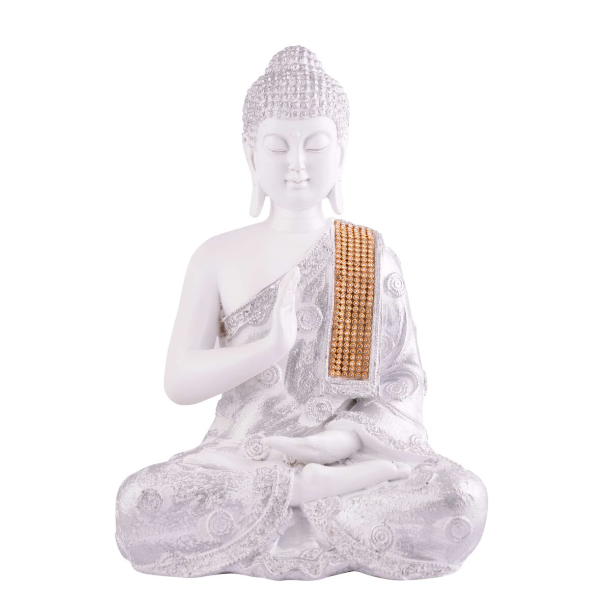 Buddha Idol Statue Showpiece Gift Gifting Item Polystone Home Decor Decoration - Image 3